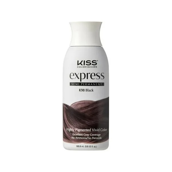Kiss Express K98 Negro Tinte Semi Permanente