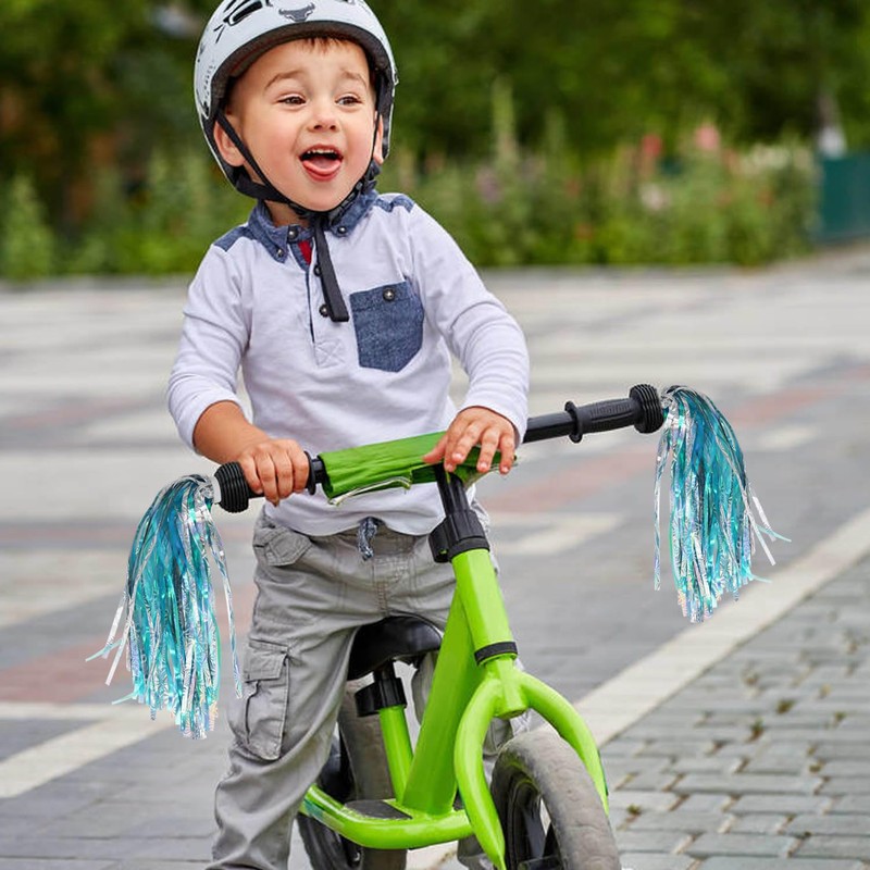 PLATT Kid's Bicycle Handlebar Streamers Colorful Ribbons Tassel for Girls