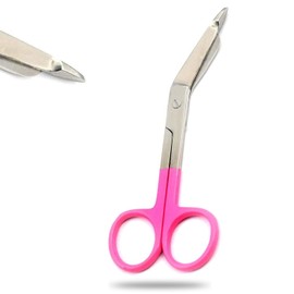 PRECISE CANADA: 1 Lister Bandage Nurse Scissors - 4 1/2" Color Handles (Pink)