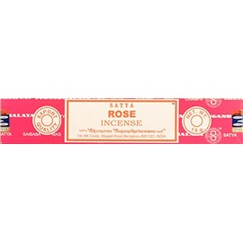 ETHNICITI Satya Nag Champa Genuine Rose 15g Incense Sticks 1 Pack (Rose)