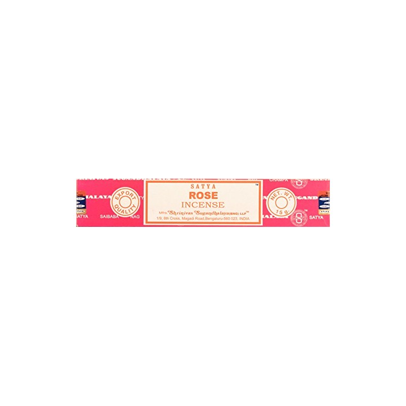 ETHNICITI Satya Nag Champa Genuine Rose 15g Incense Sticks 1