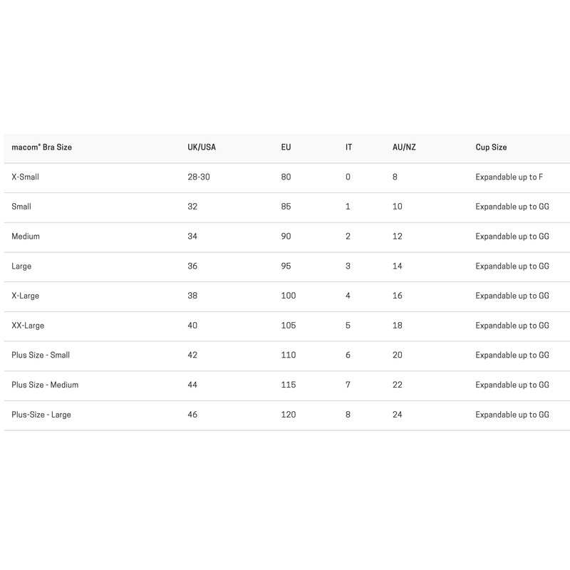 MACOM Comfort Bra - Front Closure Post Surgery Compression Bras