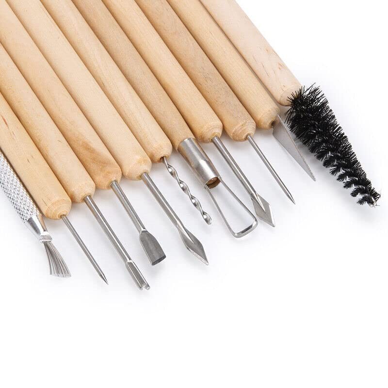 AIMALL 11x Carvers Clay Sculpting Carving Pottery Tools Polymer Modelling
