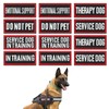 12 Pieces Removable Tactical Dog Harness Service Dog Vest Patches