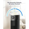 Midea FZ10-26ARDW Smart Quiet Tower Fan with Remote Control, 19