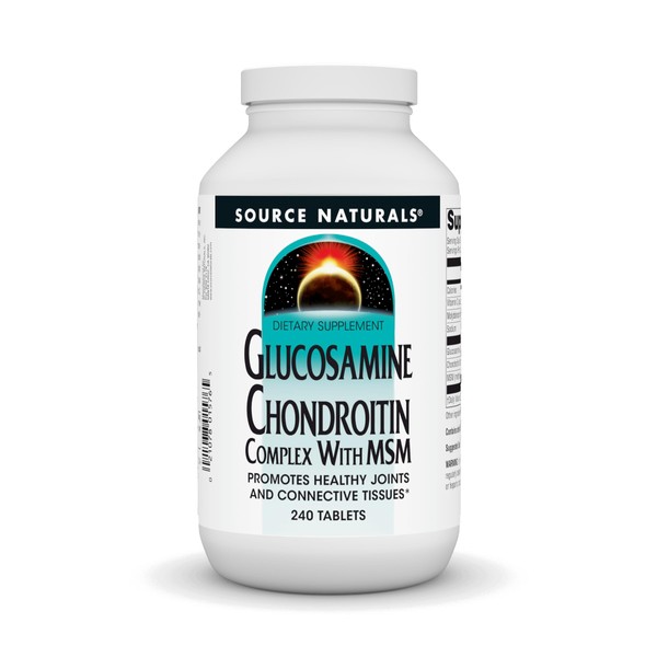 Source Naturals Glucosamine Chondroitin Complex with MSM, Promotes Healthy Joints
