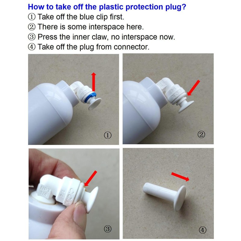 Check Valve/One Way for Reverse Osmosis RO System 1/4 Inch