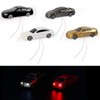 EC100 12PCS 1:87 HO Scale Model LED Lighted Car with