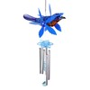 Exhart WindyWings Bluebird Whirligig Wind Chime, Metal and Plastic, Wings