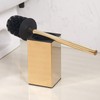 Toilet Brush Holder Stainless Steel 304 Standing Gold Square Toilet