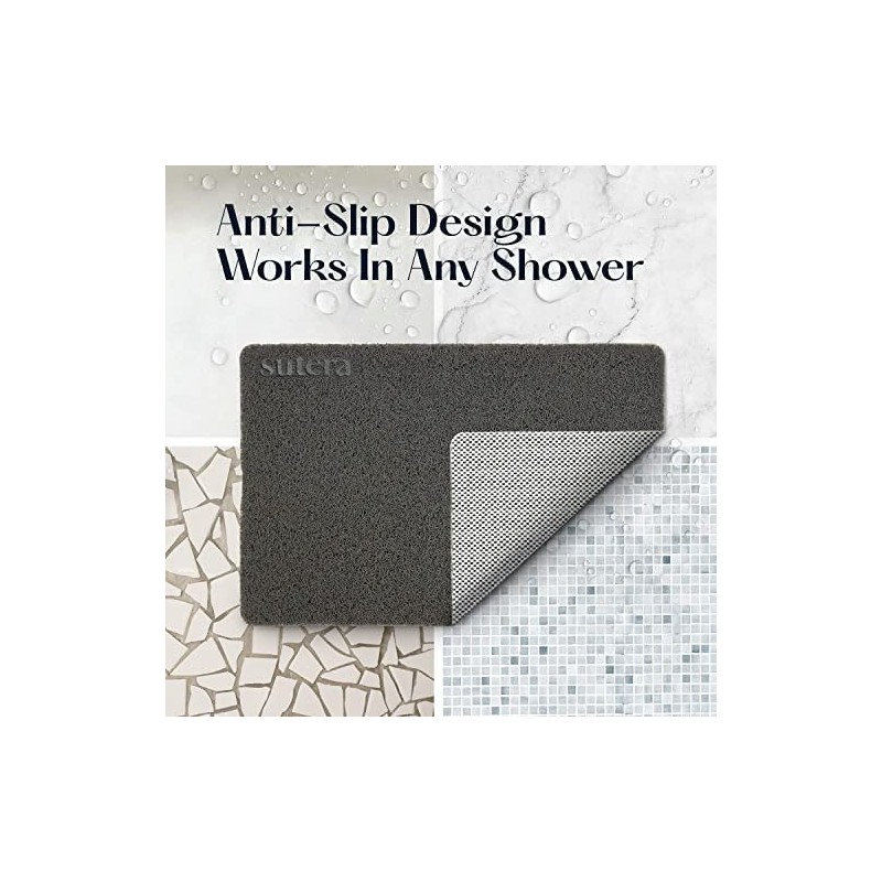 Sutera - Slide Guard Bath Mat | Non Slip Bath
