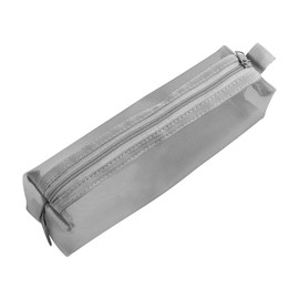 Jagowa Transparent Pencil Case - Simple and Creative Document Storage Bag for Exams & Office Supplies - Grey, Portable Stationery Bag for On-The-go!