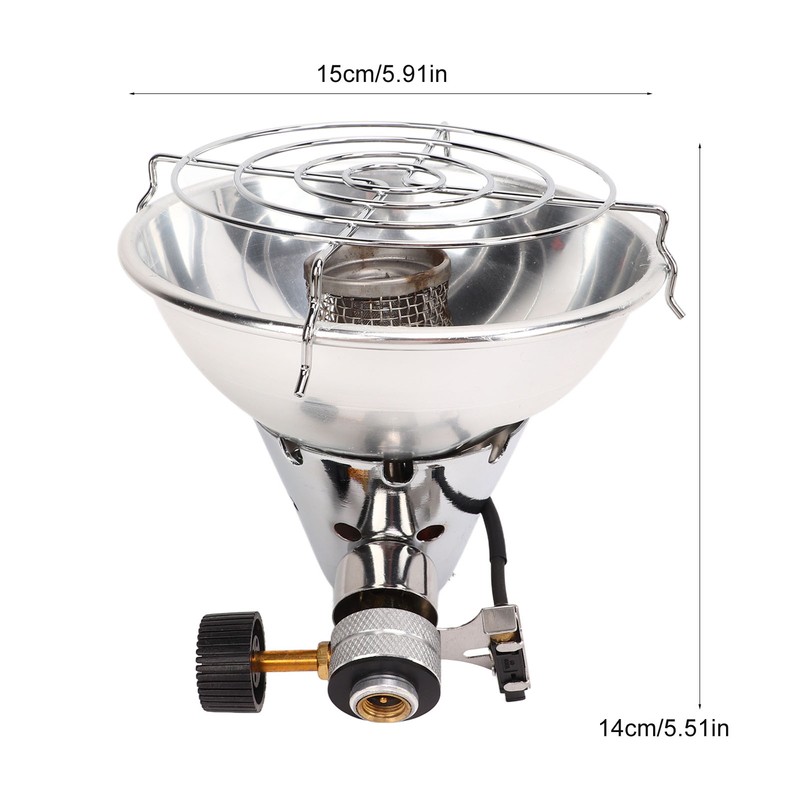 Mini Gas Heater with Electron Lighter Portable Heating Gas Stove