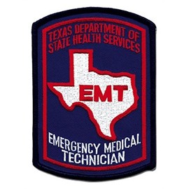Texas EMT Patch - Color - 10 Pack