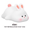 Pat Night Light Cute Rechargeable 3 Levels Brightness Silicone Cartoon