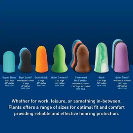 Plantronics Protects 플렌츠 프로텍스 재사용 가능한 슈퍼 슬립 이어 플러그 시끄러운 소음에 이상적이며 압력과 배경 Plenz Protecs Reusable Super Sleep Earplugs Ideal for Loud Noise, Pressure and Background [NRR 29]