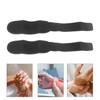 2Pcs Wrist Wraps Black Adjustable Breathable Elastic Skin Friendly Soft