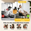 Corduroy Lumbar Roll Support Pillow for Office Chair, Car, Gaming
