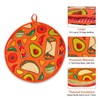 Tortilla Warmer Pouch 11.8 Inch Insulated Microwaveable Fabric Tortilla Keeper