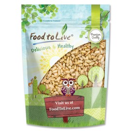 Food to Live Pine Nuts, 6 Ounces – Whole Raw Pignolias, Unsalted, Vegan, Kosher, Bulk. Rich in Vitamin E, Protein. Healthy Snack. Great for Pesto, Salads, Homemade Desserts, and as a Topping