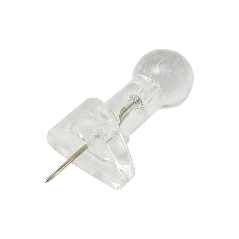 Mitsuya Interior Pin, Mini, Transparent, Pack of 6