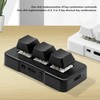 Customize 3 Keys Keyboard Black 3 Keys One Handed Mini
