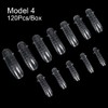 Rolabling Nail Tips Clear Acrylic Nail Tip Fake Nails With