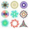 Spiral Graph Drawing Kits | Spin Art Deluxe Set |