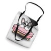French Bulldog named Barky Tote Bag