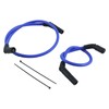 Chamixx 10mm Silicone Blue Spark Plug Wires Kit Compatible with