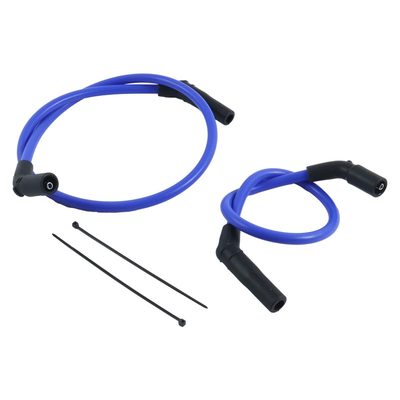 Chamixx 10mm Silicone Blue Spark Plug Wires Kit Compatible with
