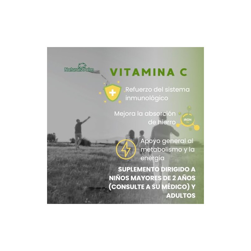 Vitamina C 500mg tabletas masticables bajas en azúcar, suplemento alimenticio,