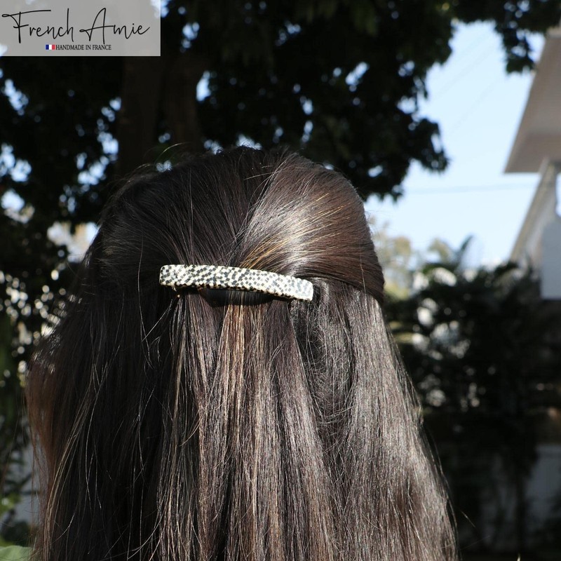 French Amie - Pasador de pelo (celuloide, 5,7 cm, hecho
