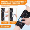 KTQUICK Adjustable Elbow Support with Rotary Knob, Elbow Bandages Men