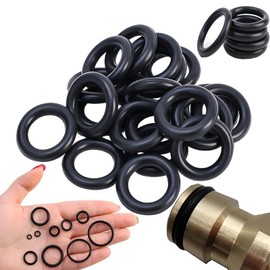 NINFEIQI 225Pcs O Ring Kit, 18 Sizes Rubber Washers Seals Assortment Set, Insulating Plumbing Plumber Sealing O Rings Washers Set