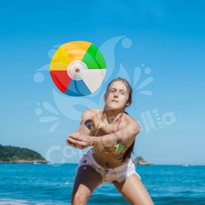 Grupo Carnavallia 3 Pelotas Playera Inflable Colores Alberca Pool Party