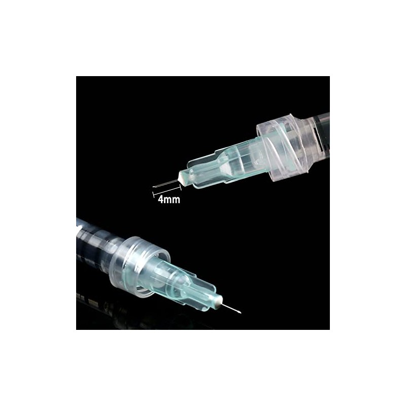 Aguja Luer Lock desechable 32Ga 4 mm, paquete de 100