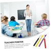 SHINEOFI Elegant Functional 4pcs Teachers Pointing Rods Extendable Reading Indicator