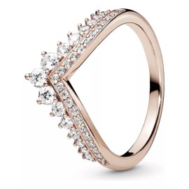 Generic Anillo Hueso Losseos Princesa Recubrimiento Oro Rosa