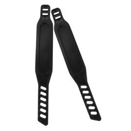 Outanaya 2Pcs Adjustable Exercise Bike Pedal Straps Footrest Straps for Stationary Cycle Heavy Duty Bike Accessories for Enhanced Workout Performance and Comfort