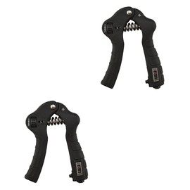 WOONEKY 2pcs Grip Strengthener Adjustable Force Gripper Hand Grip Forearm Trainer Muscle Strengthener Fitness Random Color
