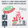 alfapac - 10 Müllbeutel, 50 l, mit Schiebeverschluss, Sortierung von