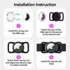 Waterproof Air tag Holder for Dog Collar, Silicone & ABS