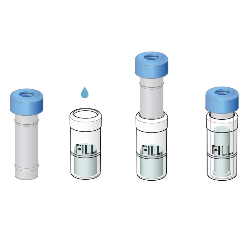 GVS Filter Technology, SEPARA Splashless Filter Vial, PTFE Membrane, 0.45