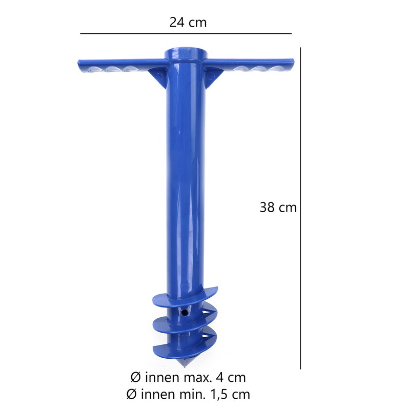 ELLUG Umbrella Stand Ground Sleeve for Parasol 24 x 38