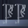 Jetec 2 Inch Valance Clips for Blinds Clear Plastic Valance