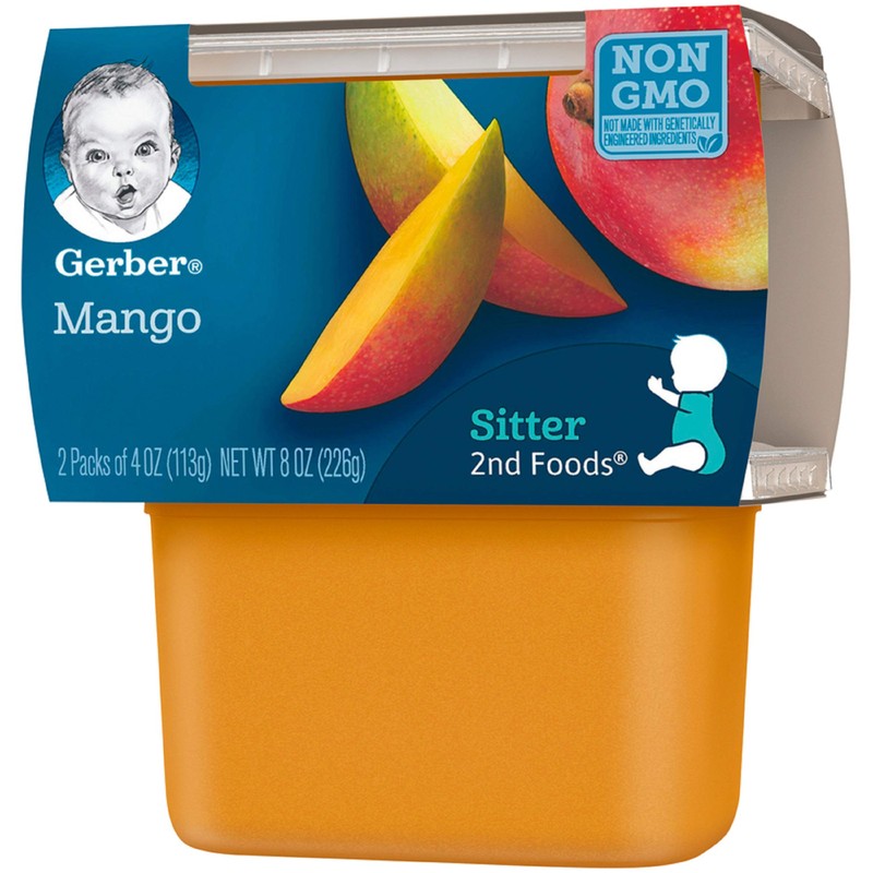 Gerber 2nd Foods Mango, 4 oz. - 2 ct -