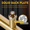 RZELOYDE Push Pull Door Handle Solid Standoffs Heavy-Duty Commerial Grade-304