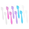 150pcs Plastic Mask Spoons Facial Mask Stirring Sticks for DIY Skincare Cream Mixing and Applying Reusable Smooth Spatulas for Sampling Beauty Products and Face Creams