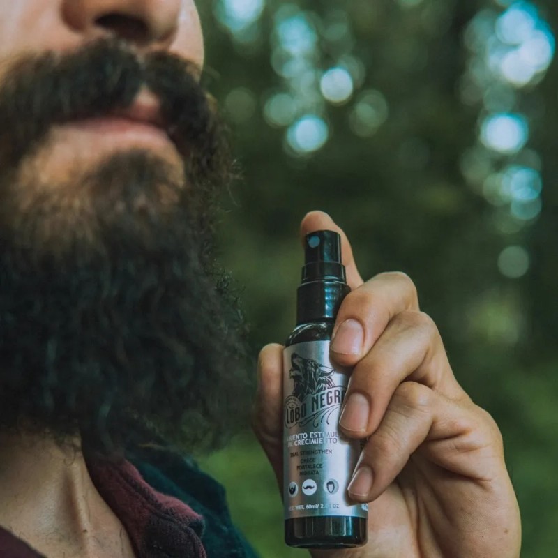 Tratamiento Crecimiento Cabello Y Barba 60 Ml - Lobo Negro